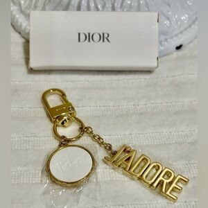 Dior J'adore Gold Keychain & Ceramic Diffuser Bag Charm NWB GWP